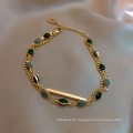 Shangjie OEM Pulseras Mode elegante Perlen Armbänder Frauen Bar Doppelschicht Armbänder Kristallarmband für Mädchen